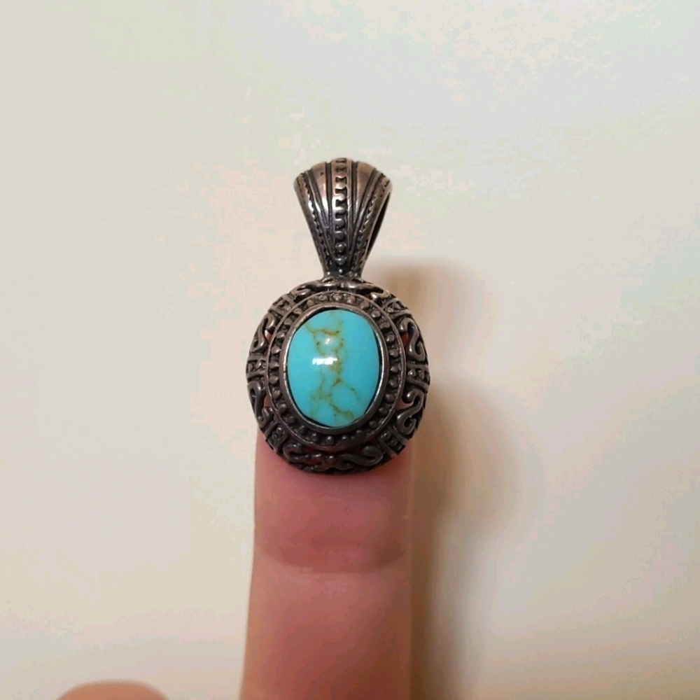Sterling Silver Drop Pendant